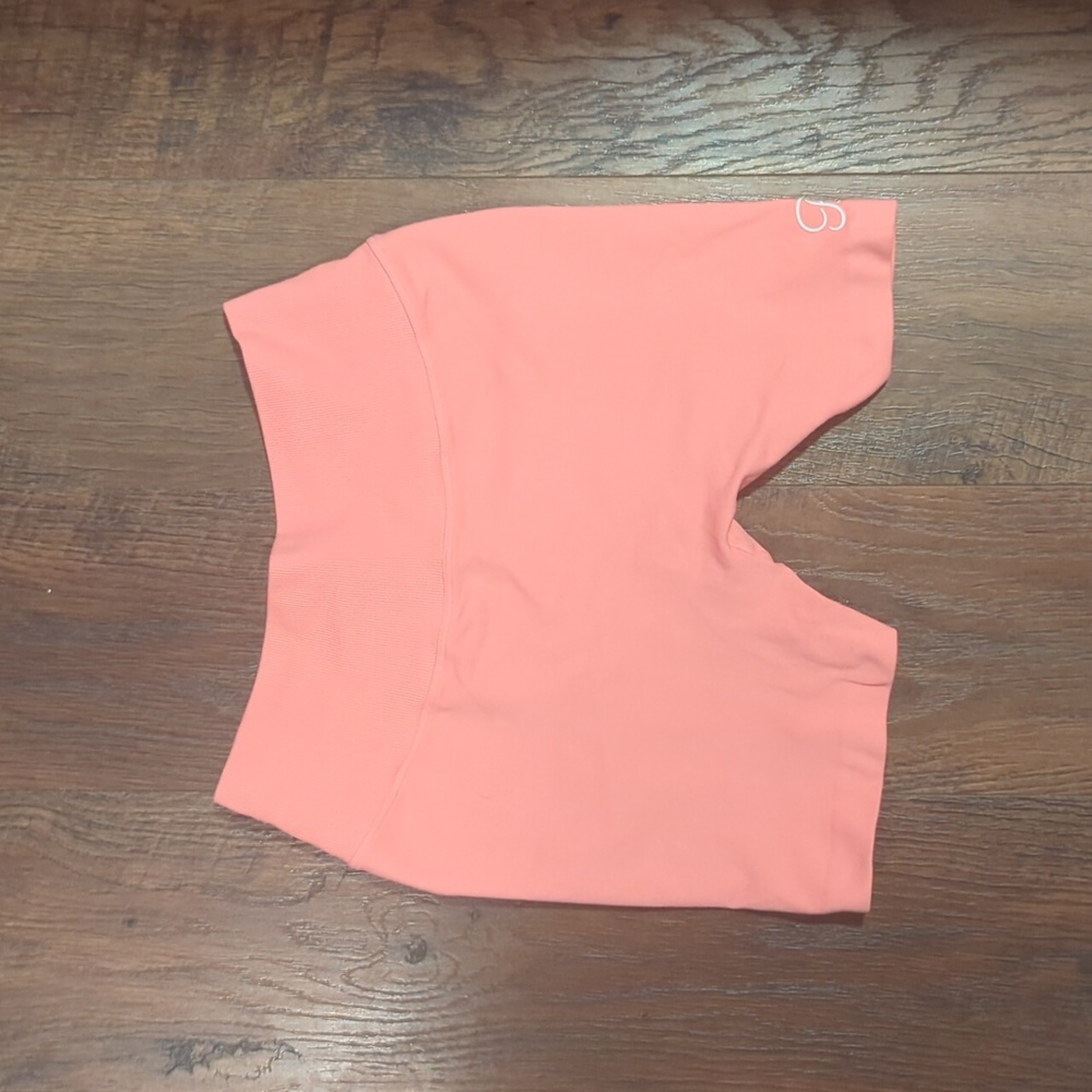 Bombshell Sportswear Coral Pink Active Shorts